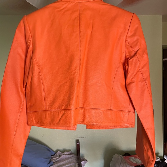 Newport News Women’s Moto Leather Jacket - Picture 6 of 13